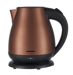 Fierbator Heinner Solstice 17 HEK-17IXC, electric, capacitate: 1.7L, baza rotativa 360A,  ¹Ĺˇ, filtru detasabil si lavabil, element de incalzire din inox, protectie impotriva functionarii fara apa, auto