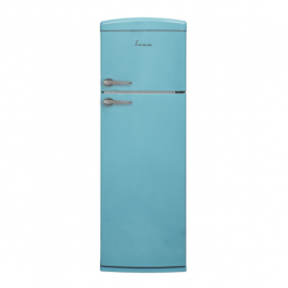 Frigider cu doua usi FRAM FDD-VRR311BLE++, clasa energetica: E, capacitate totala: 311L, capacitate frigider: 242L, capacitate congelator: 69L
