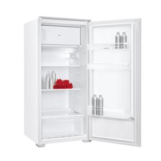 Frigider cu o usa incorporabil Samus SFBI224E, 180 L, Termostat reglabil, Clasa energetica E, 3 rafturi din sticla, H 123 cm, Alb