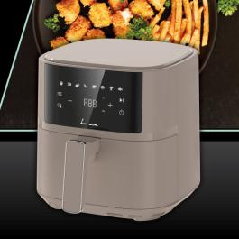FRITEUZA CU AER CALD FRAM FAF-B6CR17SQ, 1700W, CAPACITATE COS: 5.7L, DISPLAY DIGITAL, CAVITATE METAL, TEMPERATURA: 80-200A  C, TIMER: 60MIN, 8 PROGRAME PRESETATE, COS DETASABIL, AUTO-OPRIRE, CREM