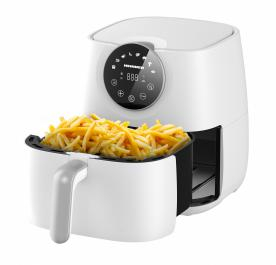 Friteuza cu aer cald Heinner SmartFry HAF-B6WH1700, putere: 1700W, capacitate: 5.7L, display digital cu control tactil, timer 60 min, temperatura 80- 200A  C, 8 programe presetate, cos detasabil, oprir