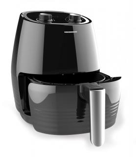 Friteuza Heinner Airfryer HAF-1250BK, cu aer cald ,gatire fara ulei, 1250 W, capacitate vas 3.6l, capacitate cos 2.5L , termostat reglabil 0-200 C, timer 30 min, Negru