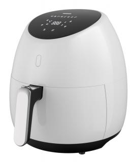 Friteuza Heinner Airfryer SnowDrop HAF-B2000WH,cu aer cald , gatire fara ulei, 2000W, vas detasabil anti-adeziv, capacitate cos: 5L, afisaj digital, termostat reglabil: 80-200 C, timer max. 60 min, Al