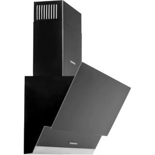 Hota incorporabila decorativa Daewoo DWHO-5658DT1BK, 650 mc h, 1 motor, LED, 3 trepte putere, 60 cm, Negru Inox