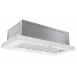 Hota incorporabila LDK HS-3WH, Putere de absortie 300 m3 h, 2 trepte de putere, 1 motor, Iluminare LED, Filtru aluminiu, 60 cm, Alb