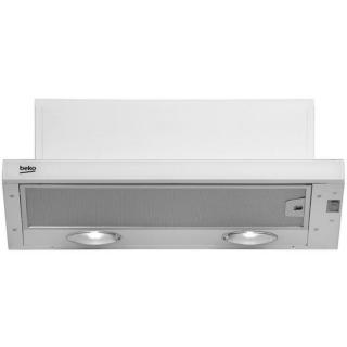 Hota incorporabila telescopica Beko CTB6250W, 1 motor, Putere de absorbtie 420 mc h, 59.8 cm, clasa D, alb