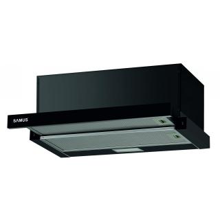 Hota incorporabila telescopica Samus HS6060TB, 59.5 cm, 600 mc h, 1 motor, 202 W, Clasa A, neagra