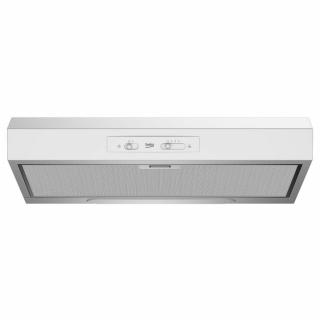 Hota traditionala Beko HSN61210W, 59 cm, 3 trepte de putere, 1 motor, Putere de absorbtie 272 mc h, clasa E, alb