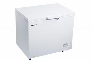 Lada frigorifica Heinner HCF-246CNHE++. 246 l, H 84.5 cm, control electronic, rezistenta la frig (opereaza la temperaturi scazute: -15  C), rezistenta la variatii de tensiune 175 255V, display rezisten