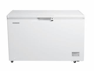 Lada frigorifica Heinner HCF-HM371CE++, 371 l, H 85 cm, Control Electronic, Functie frigiderm Iluminare LED, Clasa E, Alb