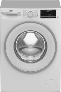 Masina de spalat rufe Beko B3WFU7744WB, 7 kg, 1400 RPM, Motor ProSmart Inverter, SteamCure, Recycled Tub, Homewhiz through Bluetooth, AddXtra, Clasa A,Alb