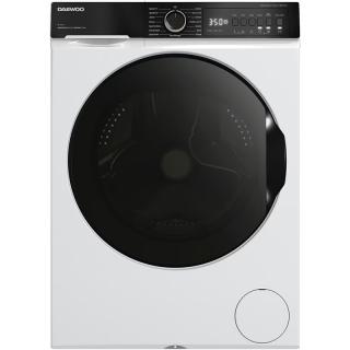 Masina de spalat rufe DWD-XV8021 Daewoo, 8 kg, motor inverter, 1400 rpm, clasa A, 55 l capacitate, functie Wi-fi, design: Panou T2 negru + usa XXL neagra, culoare Alb