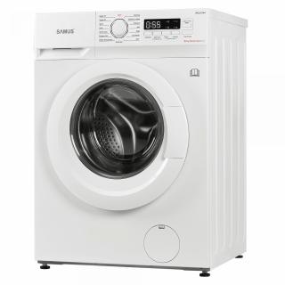 Masina de spalat rufe Samus WSLI-8144,8 Kg, Motor Inverter, Slim, 15 Programe, 1400 rotatii, Termostat reglabil, Program ECO 40-60A  C, Blocare acces copii, Clasa energetica A,Alb