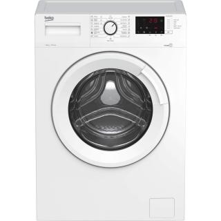 Masina de spalat rufe Slim Beko WUE6512XWST, 6 kg, 1000 RPM, Hygiene cu SteamCure, DrumClean SteamCure, Clasa E,Alb