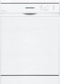 Masina de spalat vase Heinner HDW-FS6062WE++, 12 Seturi, 6 programe, Program Rapid 30A a, s  a, z , 60 cm, Clasa E, alb