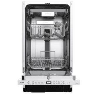 Masina de spalat vase incorporabila Samus SBDS410.7, 10 seturi, 7 programe, Clasa energetica E, Afisaj electronic, Argintiu