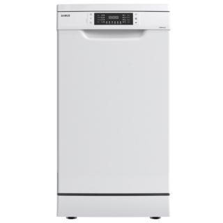 Masina de spalat vase Samus SDW410.8, 10 seturi, Latime 45 cm, 8 Programe, Clasa energetica E, Afisaj electronic, Alb