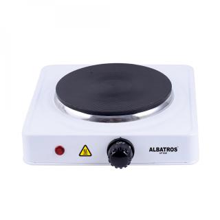 Plita electrica Albatros AP16W, 1500 W,1 arzator,material de lucru fonta,ProtecĹŁie la supraA  ncA ƒlzire,Alba