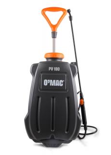 Pulverizator electric O-Mac PV180, 12 V, 4 ore autonomie maxima, 18 l capacitate rezervor, 100 PSI, 0.2 - 0.45 Mpa presiune lucru, negru