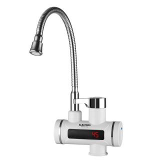 Robinet electric Albatros THERMY FLEX,3300 W,Presiune apA ƒ 0,04 - 0,6 Mpa,TemperaturA ƒ apA ƒ 30-60A  C,Alb