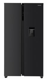Side by side Heinner HSBS-HM592NFDXWDE++, Total No Frost, capacitate totala: 592L, capacitate frigider: 367L, capacitate congelator: 225L, clasa energetica E, compresor Inverter, display LED cu contro