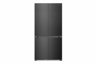 Side by side Multi-Door Heinner HSBS-HM505MDSINFDXE++, 505 l, SLOT-IN, No Frost, Compresor Inverter, Clasa E, MultiAirflow, InoxCool, MultiClimate, Compartiment convertibil frigider congelator, H 190,