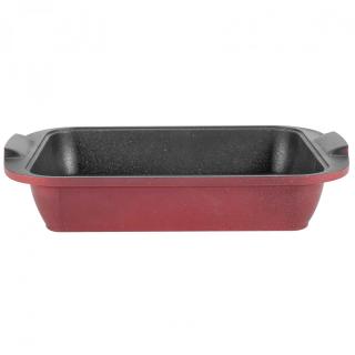 Tava cuptor Neoklein RST36-Cherry, 36 cm, aluminiu turnat, invelis antiaderent, Rosu