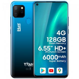 Telefon mobil iHunt Titan P6000 Pro 2021, Dual SIM, 128GB, 4GB RAM, 4G, Blue