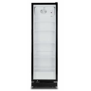 Vitrina frigorifica LDK VF350B, Clasa C, Capacitate 350 l, Termostat reglabil, Iluminare LED, H 194.5 cm, Negru