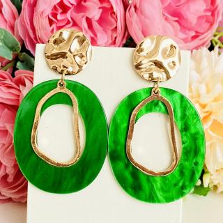 Cercei Clips Emerald Green