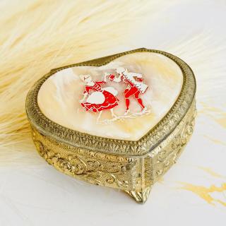 Cutiuta Vintage de Bijuterii Inima