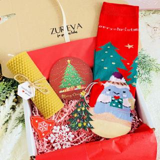 Gift Box Lumanare Christmas Tree