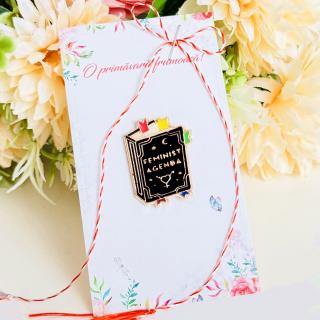Martisor Brosa Pin Agenda Feminista