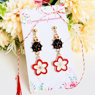 Martisor Cercei Buburuze Negre