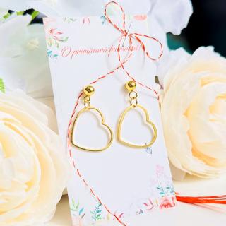 Martisor Cercei Inimi Aurii