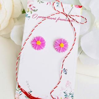 Martisor Cercei Mini Margarete Mov