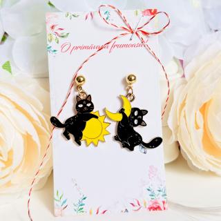 Martisor Cercei Pisici Luna Soare