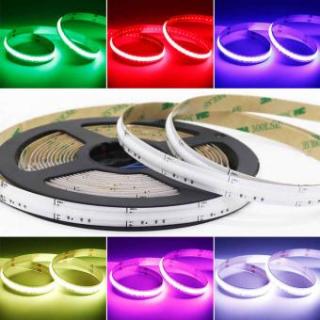 Banda LED COB 840LED M ,   24V ,   15W ,   RGB ,   IP20 ,   620lm ,   10mm Interior