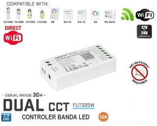 Controler CCT 12V-24VDC 12A WiFi FUT035W