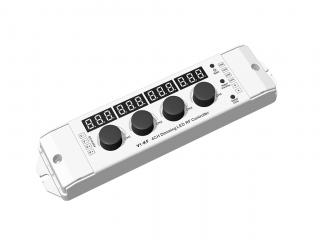 Controler LED 4CH   4A 12-24VDC CV 4 Buton de reglare a intensitatii luminoase V1-KF