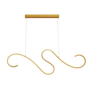 Corp De Iluminat Suspendat LED 27W 3000K 1890LM CALISTA GOLD Auminiu IP20 110X6XH175CM