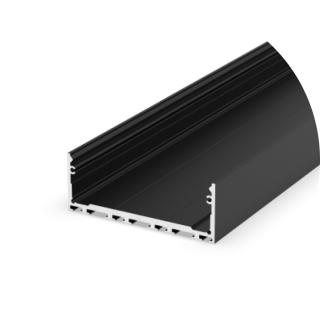 Profil Aluminiu LED 2M negru P27-3
