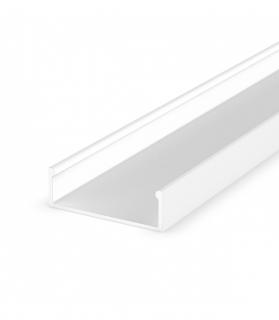 Profil Aluminiu LED alb P13-1 Dispersor opal 2M