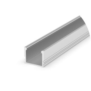 Profil Aluminiu LED argint anodizat P5-2 Dispersor opal 2M