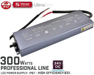 Sursa de alimentare cu tensiune constanta PFC IP67 24V 300W