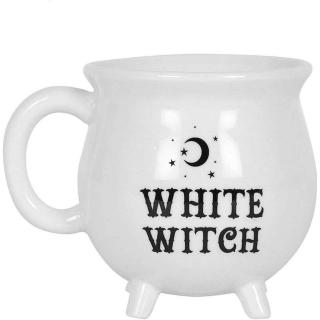 Cana Alba   White witch   in Forma de Ceaun Magic - Inscrisa cu   Vrajitoarea Alba   - Cadoul Perfect pentru Iubitorii de Magie