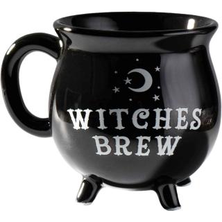 Cana model ceaun magic cu inscriptia Witches brew