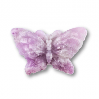 Figurina Fluture din Lepidolit Natural, 5 cm - Promoveaza Calm si Echilibru Emotional