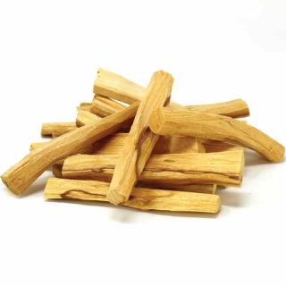 Pachet 10 Bucati Lemn   Sfant   Palo Santo + Saculet satin pastrare Original din Peru - Pentru Curatarea Cristalelor