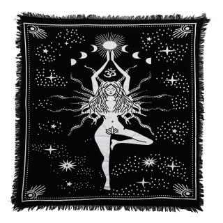 Panza Sacra pentru altar magic - Design Triple Goddess Natraj - Vrajitorie Tarot Wiccani Spiritualitate